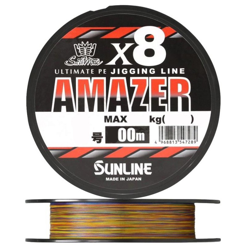 Плетеный шнур Sunline Amazer X8 300 м  PE # 5 — характеристики,
	                                    особенности конструкции