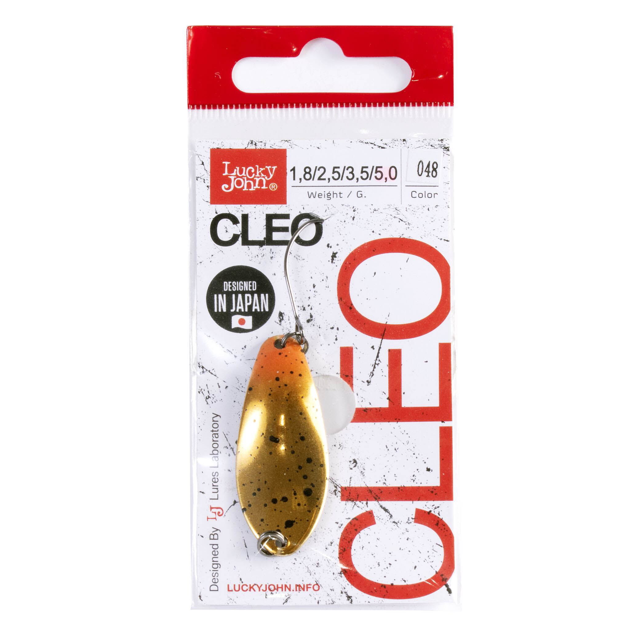 Колеблющаяся Блесна Lucky John Cleo 5 гр 41 мм 048   LJCL50-048 — крупный план
	                                    2