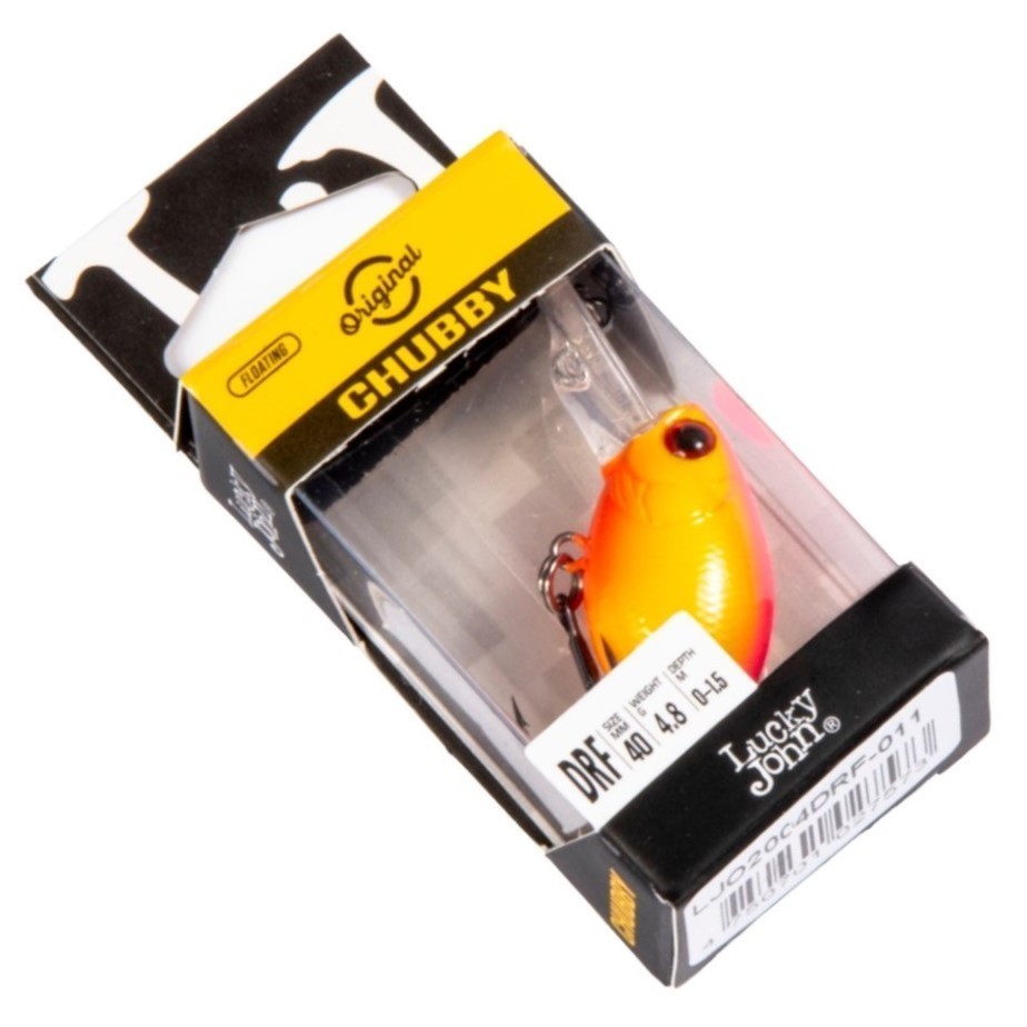 Воблер Lucky John Chubby DR 40F 011 3,8 гр Original  LJO2004DRF-011 — крупный план
	                                    2