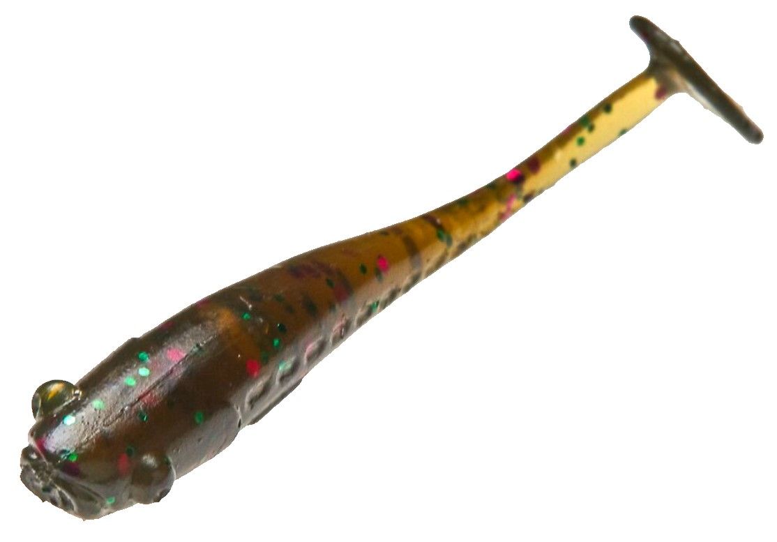 Силиконовая приманка Lucky John Baby Rockfish 1.4in 35 мм 20 шт S21 Pro Series  140149-S21 — крупный план
	                                    1