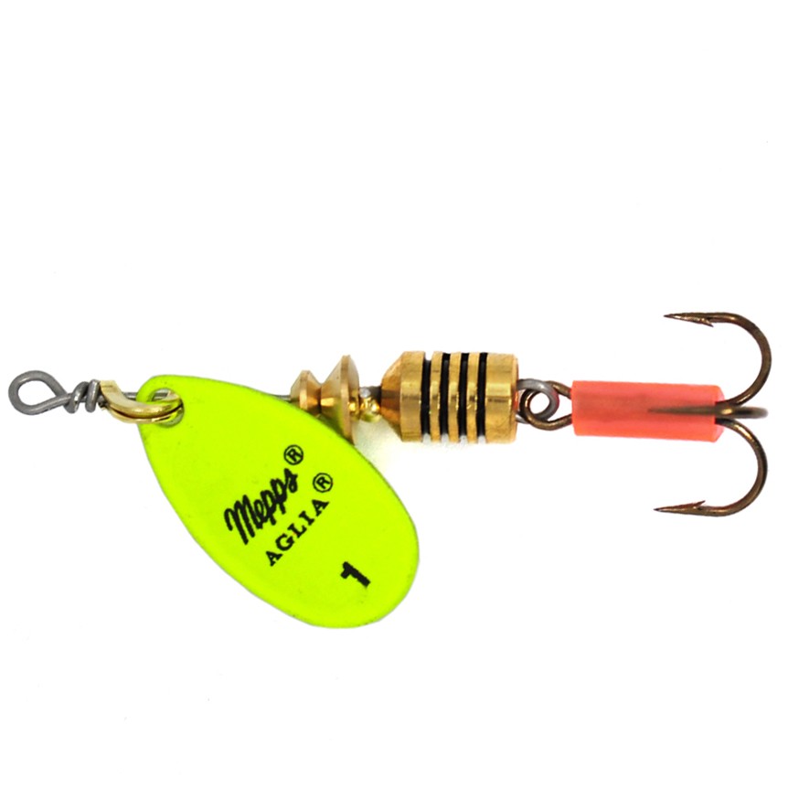 Вращающаяся Блесна Mepps Aglia Fluo №1 3,5 гр Chartreuse   af-1-ch — характеристики,
	                                    особенности конструкции