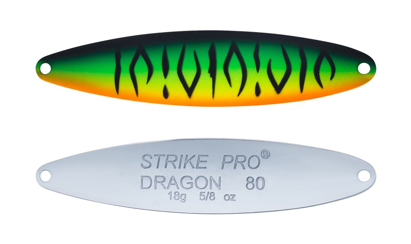Колеблющаяся Блесна Strike Pro Dragon Treble 80M 18 гр 80 мм GC01S-CP   ST-07F#GC01S-CP — характеристики,  особенности конструкции