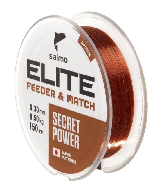 Леска монофильная Salmo Elite Feeder&Match 150 м 0,3 мм    4119-030 — характеристики,
	                                    особенности конструкции