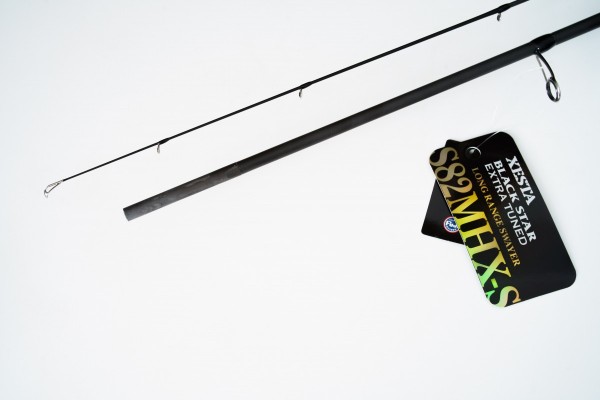 Спиннинг Xesta Black Star Extra Tuned S82MHX-S 250 см 1 - 25 гр  Long Range Swayer  XBSET-S82MHX-S — крупный план
	                                    2