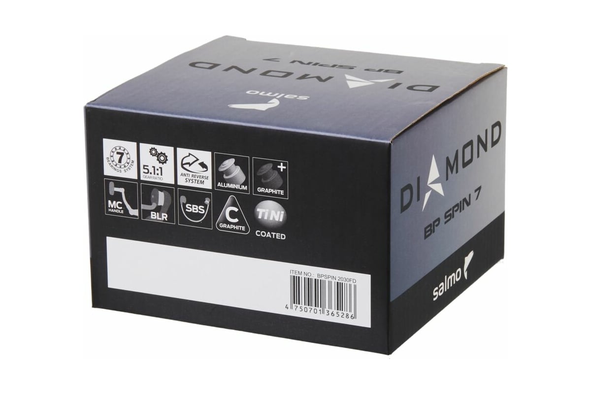 Катушка Salmo Diamond BP Spin 7 2000FD    2020FD — крупный план
	                                    9