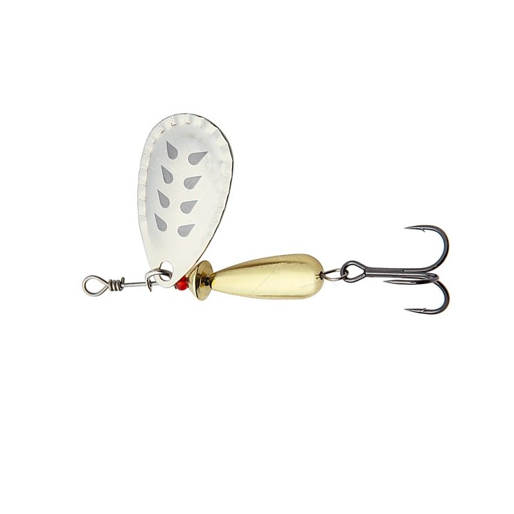 Вращающаяся Блесна Abu Garcia Droppen 8 гр Silver/Red Marks LF  1549740 — характеристики,  особенности конструкции