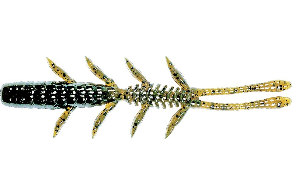Силиконовая приманка Jackall Scissor Comb 3.8 97 мм 7 шт Green Pumpkin/Chart — характеристики,
	                                    особенности конструкции
