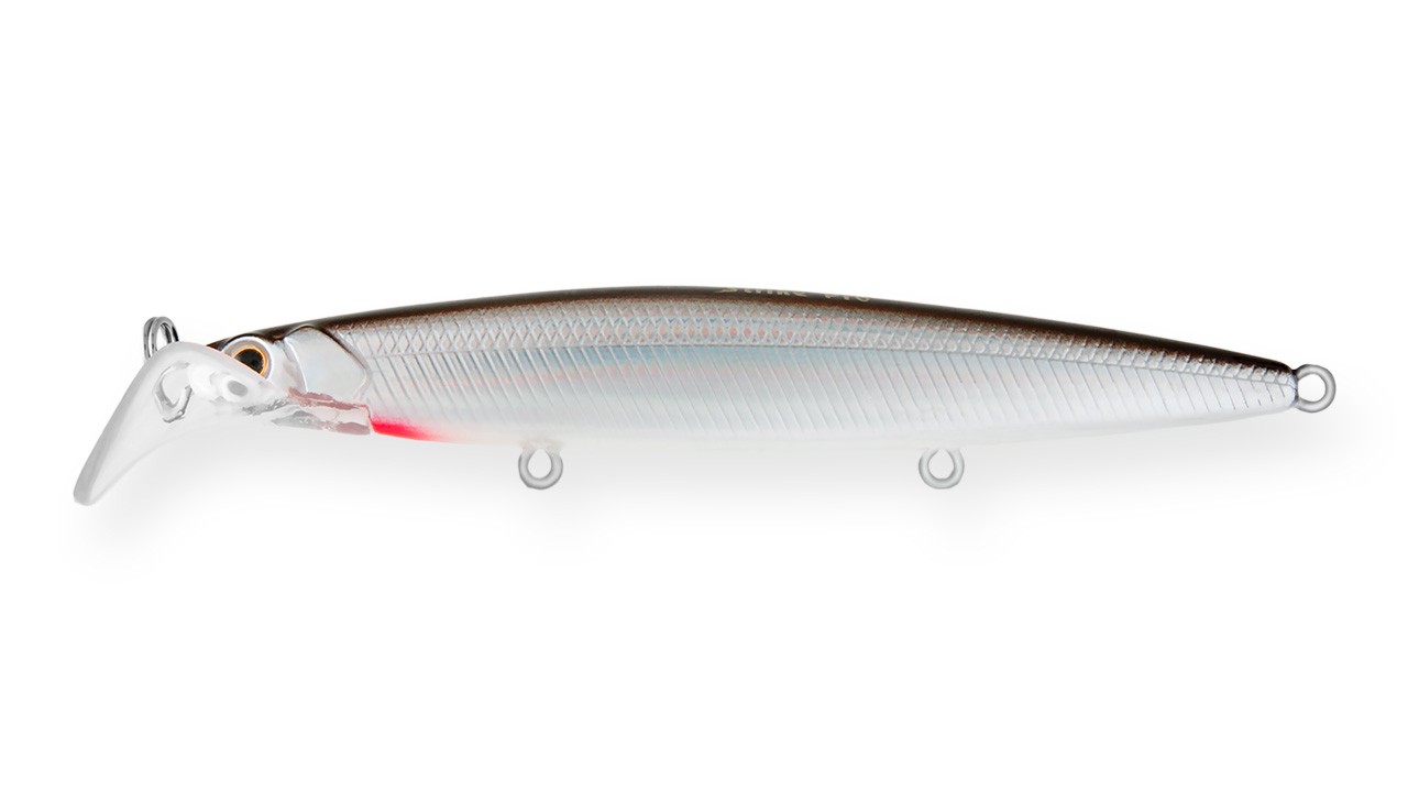 Воблер Strike Pro Scooter Minnow 110F A010-EP Black Back Silver 11,8 гр   EG-186F#A010-EP — характеристики,
	                                    особенности конструкции