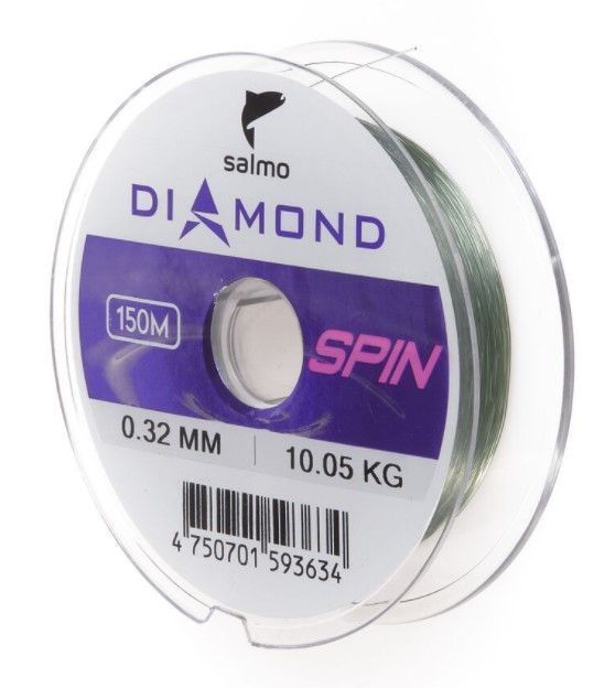 Леска монофильная Salmo Diamond Spin 150 м 0,32 мм    4028-032 — характеристики,
	                                    особенности конструкции