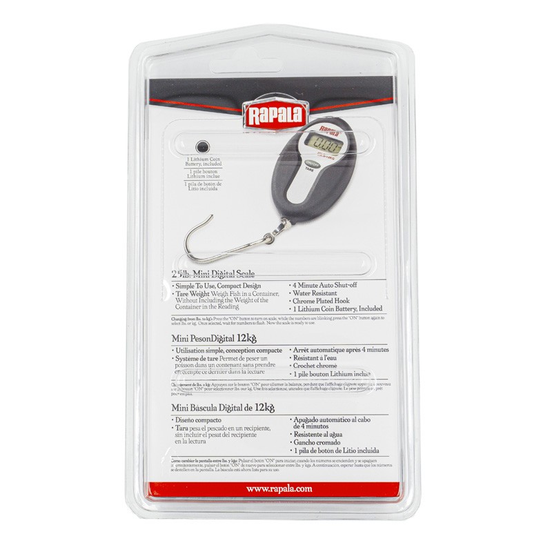 Весы Rapala Электронные  Компактные до 12 кг  RMDS-25 — крупный план
	                                    2