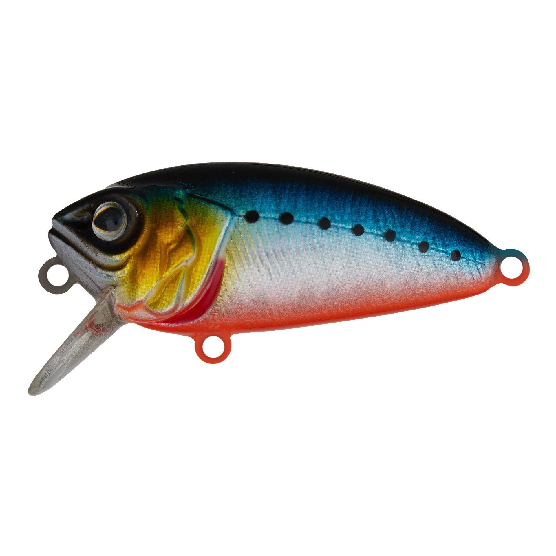 Воблер Strike Pro Stumpy Fly 40 A234-SBO Blue Back Silver OB Fluo 4,5 гр   EG-134#A234-SBO — характеристики,  особенности конструкции