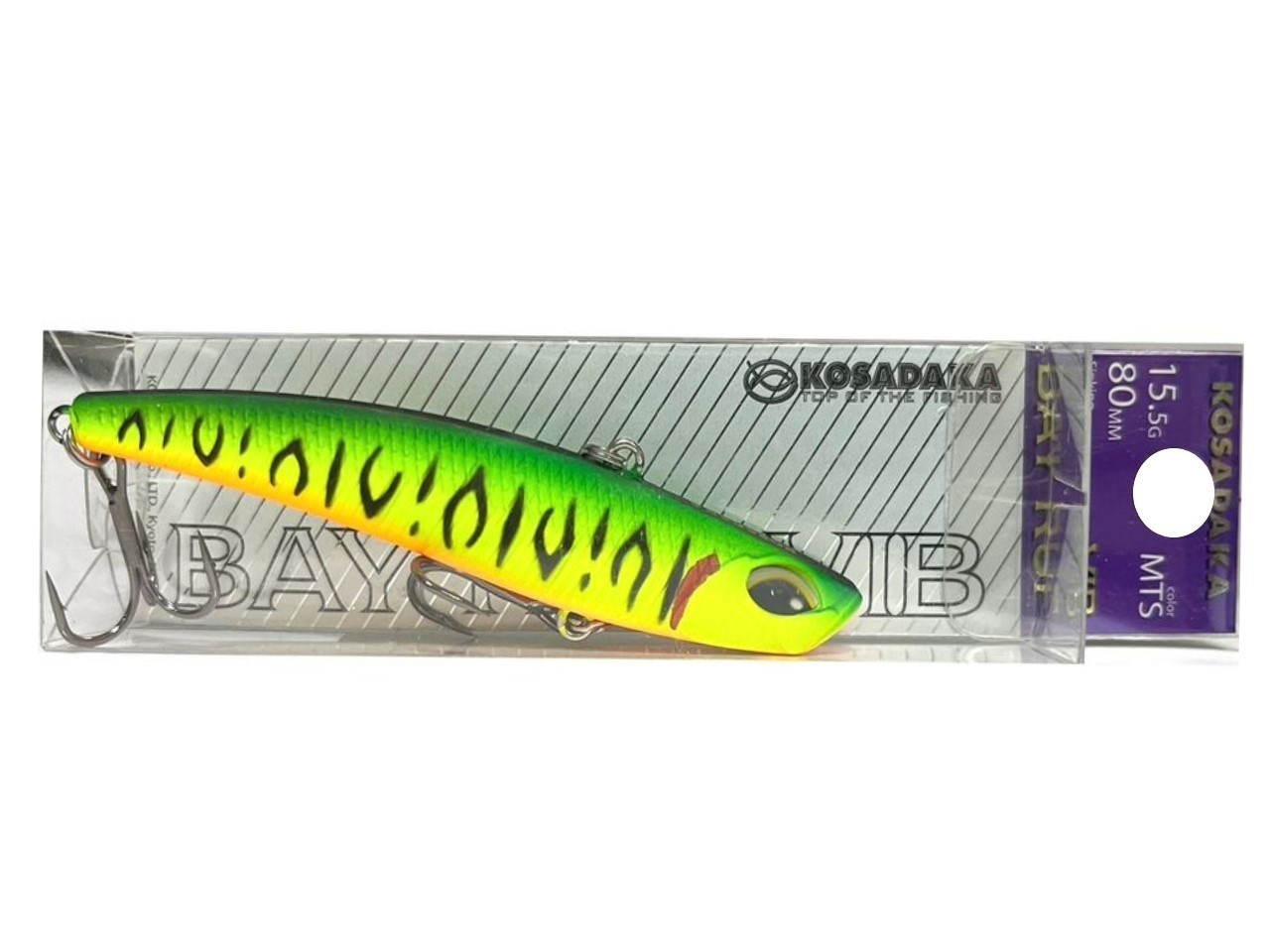 Воблер Kosadaka Bay Ruf Vib 80S MTS 15,5 гр   BayRuf80s-MTS — крупный план
	                                    1