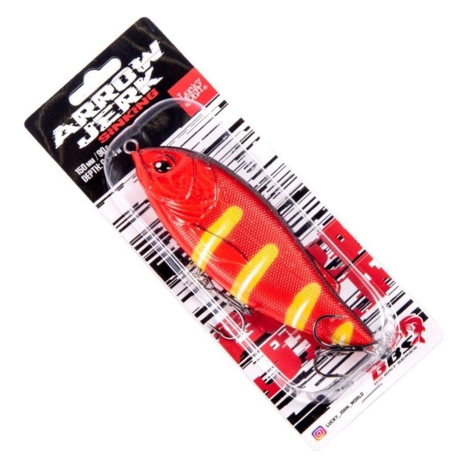 Воблер Lucky John Arrow Jerk 150S 033 90 гр BBS Original  LJO0515S-033 — крупный план
	                                    2