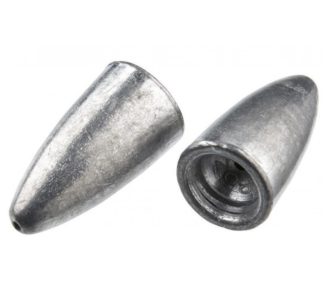 Груз Тула Пуля 30 гр 5 шт Неокрашенный Со смещенным центром тяжести  гпс-300 — крупный план
	                                    1