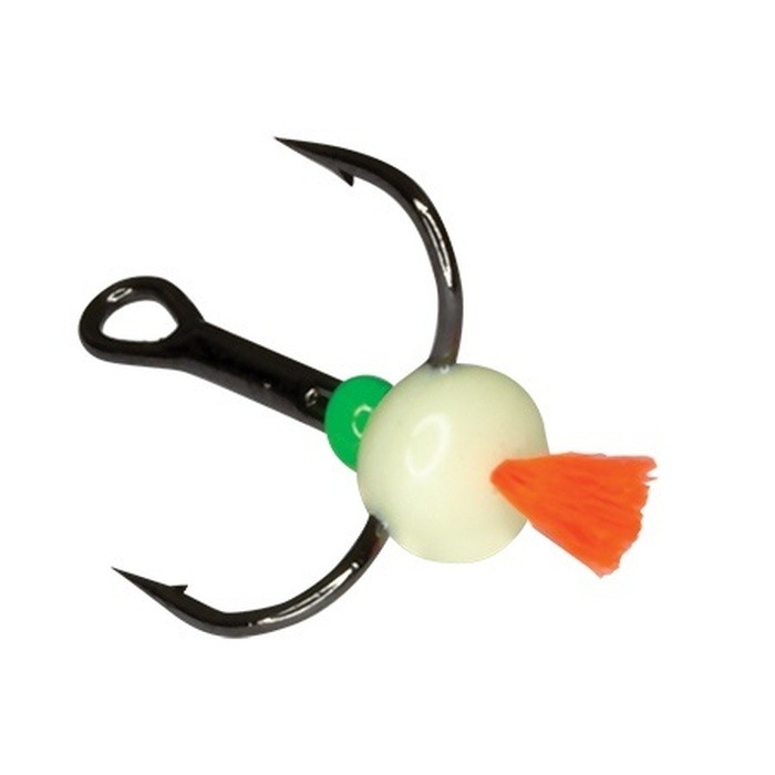 Крючок Тройной Ecopro Saikyo Тип F №4 5 шт  С красным хвостом  EP-TKF05-04 — характеристики,  особенности конструкции