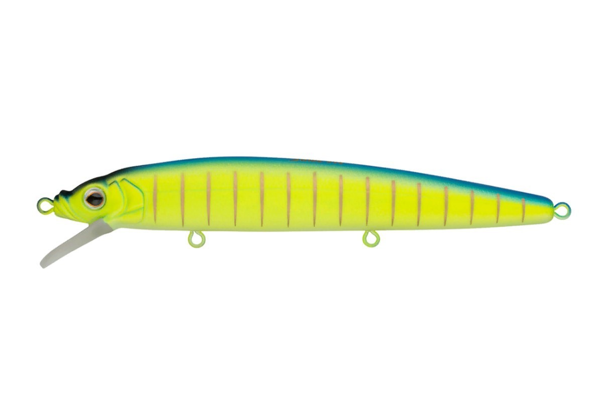 Воблер Strike Pro Alpha Minnow 115 597S Blue Mat Tiger 12,5 гр   EG-033F#597S — характеристики,
	                                    особенности конструкции