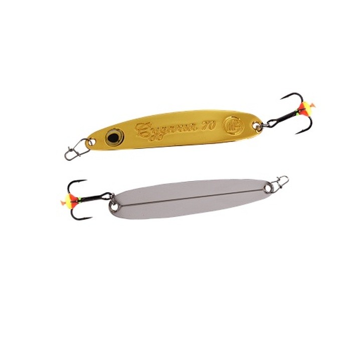Зимняя Блесна ECOPRO Судачья с глазом 15 гр 70 мм G/S   EPSST70EGS — характеристики,  особенности конструкции