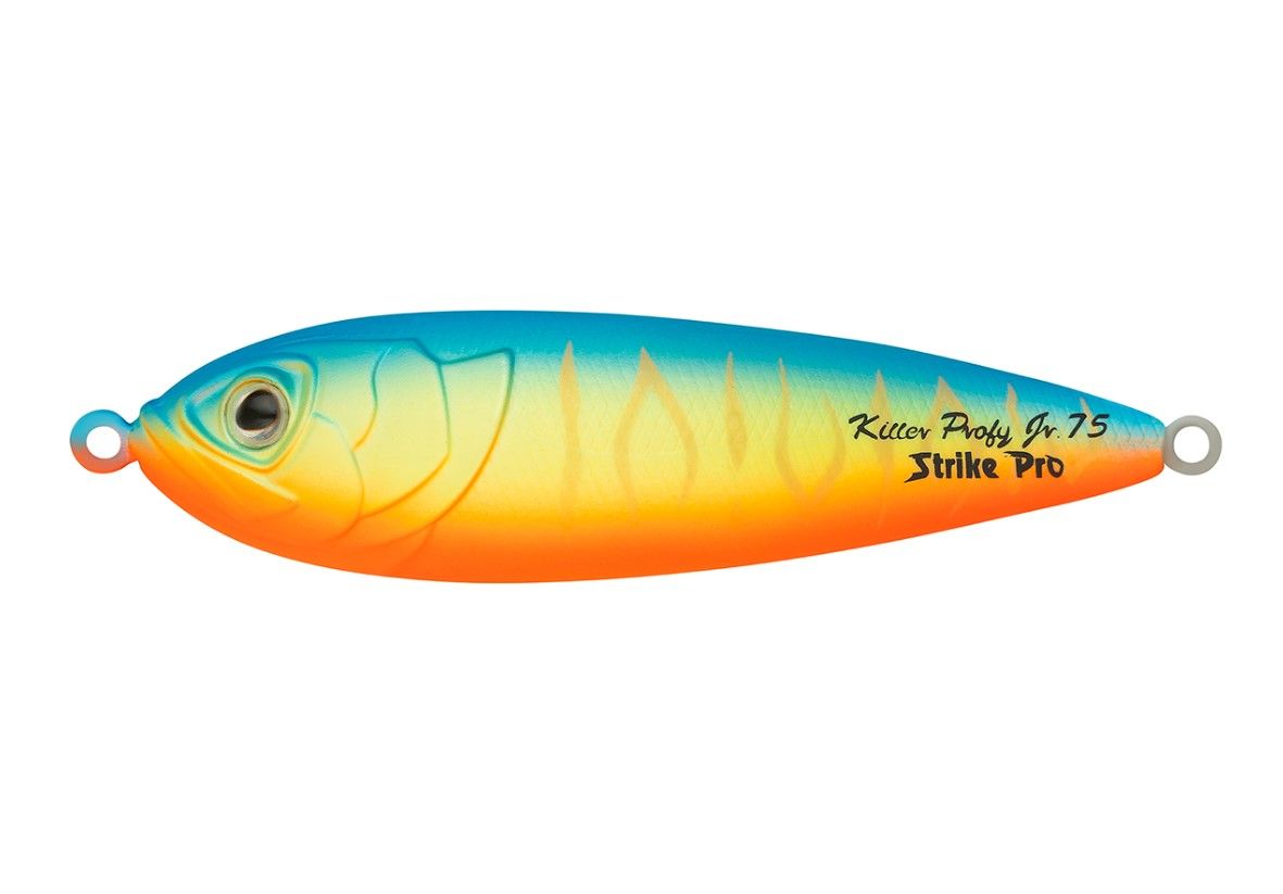 Колеблющаяся Блесна Strike Pro Killer Profy 75 13 гр 75 мм A252S Bullfinch Mat Tiger   PST-02#A252S-A252S — характеристики,
	                                    особенности конструкции