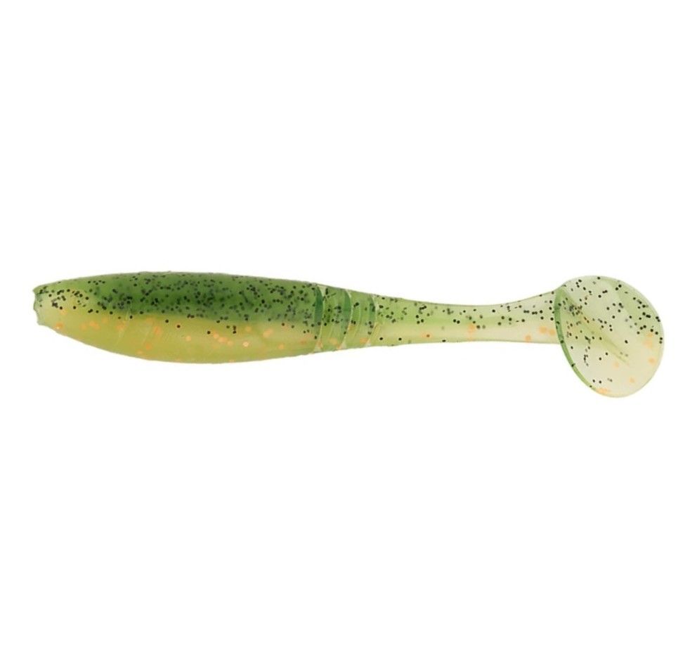 Силиконовая приманка Jig It Flutter 4.4 110 мм 5 шт 001 Pearl green   JIF110001S — характеристики,
	                                    особенности конструкции