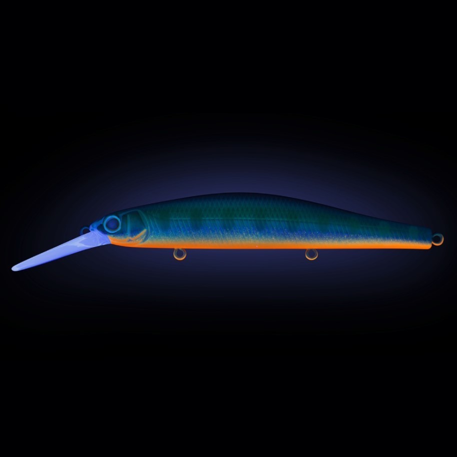 Воблер Strike Pro Inquisitor MDR 110SP A150-713 UV Blue Silver OB 17,3 гр UV  EG-193BXL-SP#A150-713 — крупный план
	                                    1