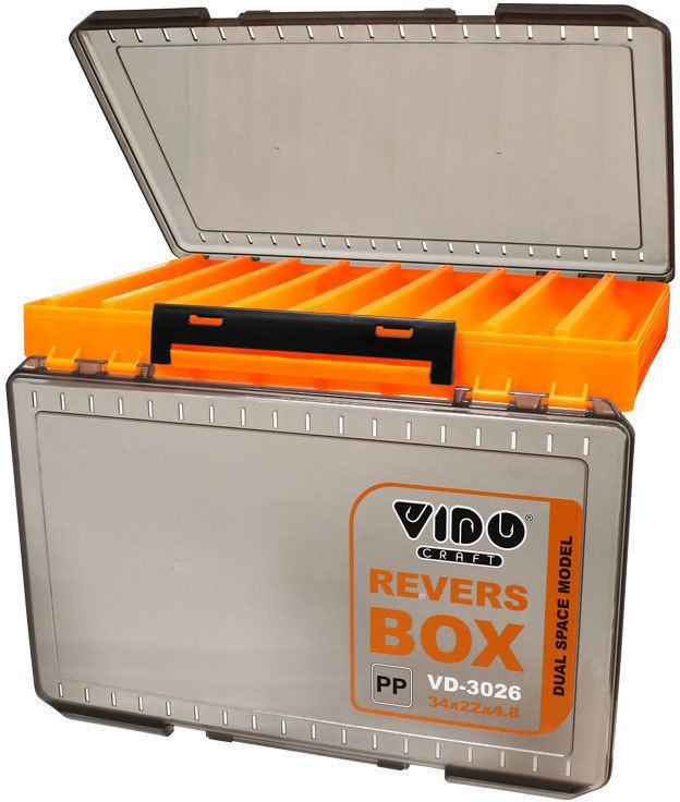 Коробка Vido Craft Revers Box  34х22х4,8 см Orange   VD-3026 — крупный план
	                                    1