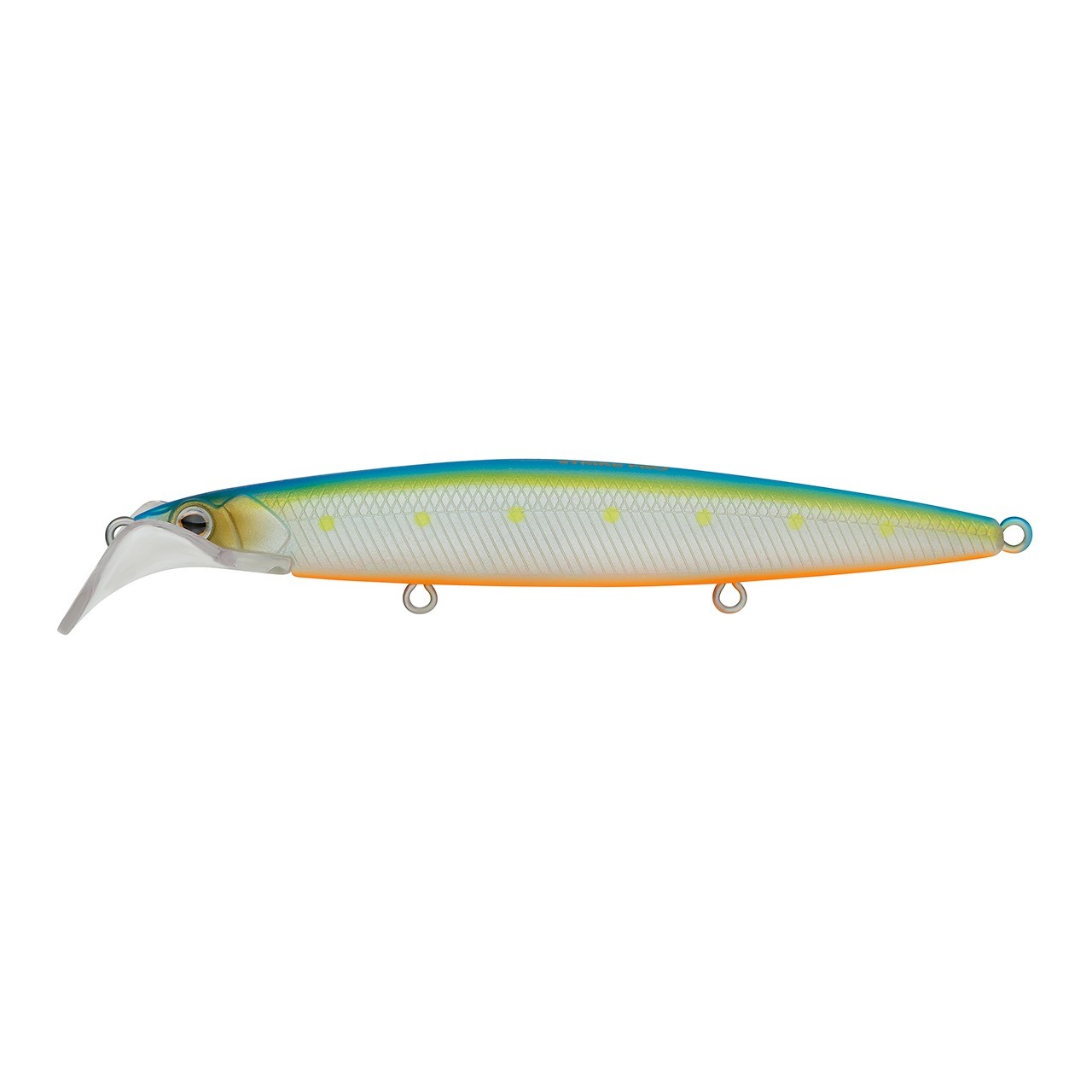 Воблер Strike Pro Scooter Minnow 110F S056C Blue Mat Transparent Milk 11,8 гр   EG-186F#S056C — характеристики,  особенности конструкции