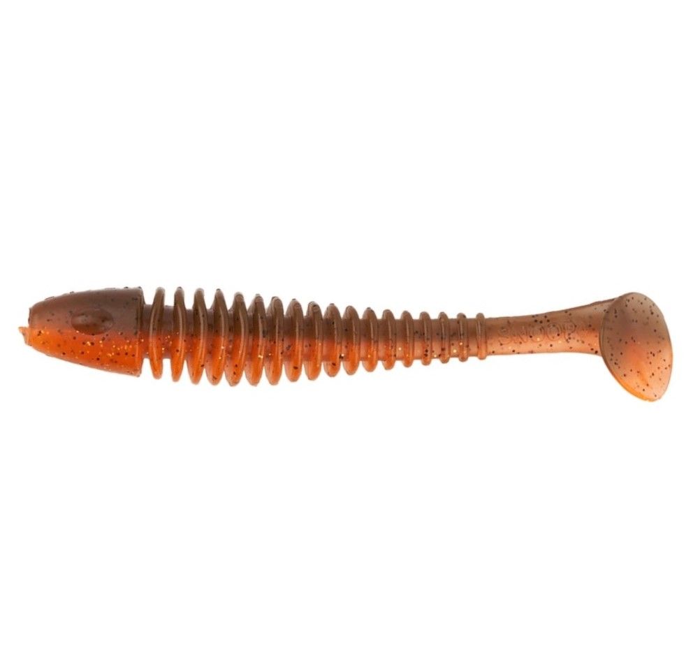 Силиконовая приманка Jig It Snoop 4 98 мм 6 шт 014 Red pumpkin   JIS98014S — характеристики,  особенности конструкции