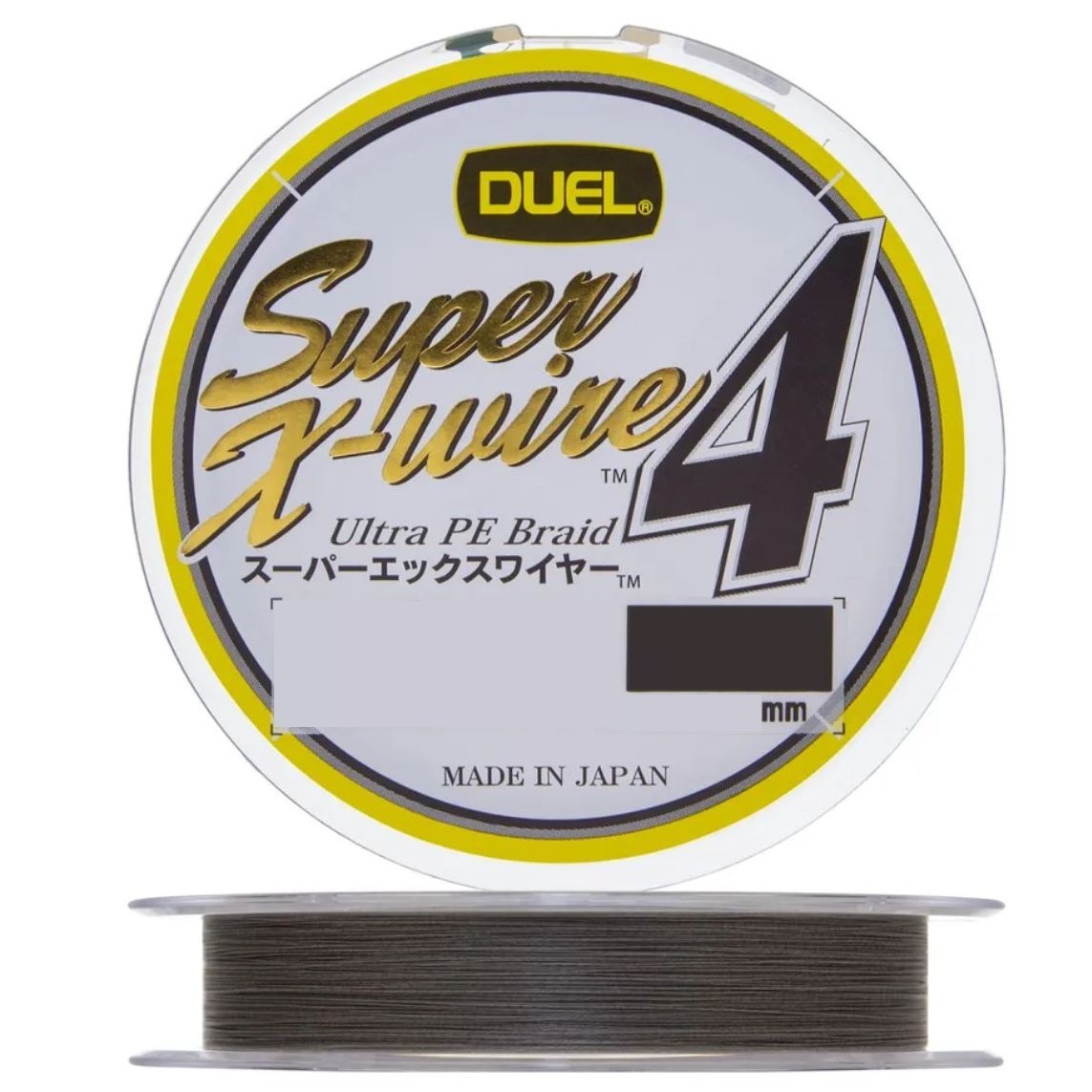 Плетеный шнур Duel PE Super X-Wire 4 150 м  PE # 1,5 Silver 0,21 мм   H3583-S — характеристики,  особенности конструкции