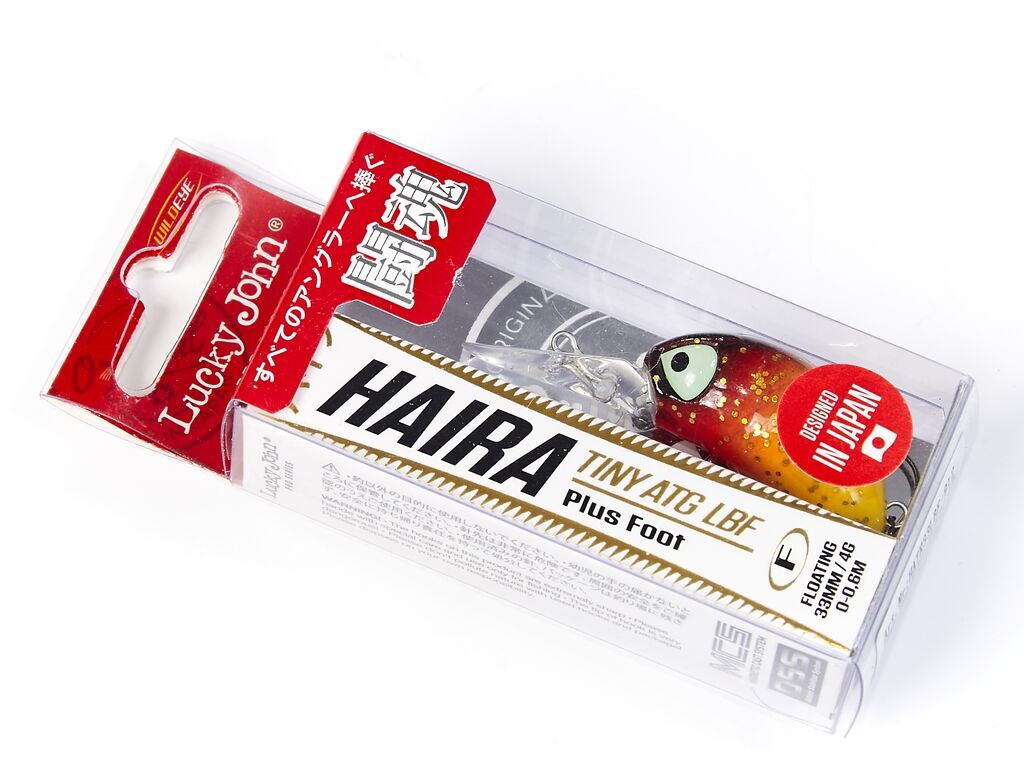 Воблер Lucky John Haira Tiny 33LBF ATG Plus Foot 912 4 гр Pro Series  HATR33LBF-912 — крупный план
	                                    2