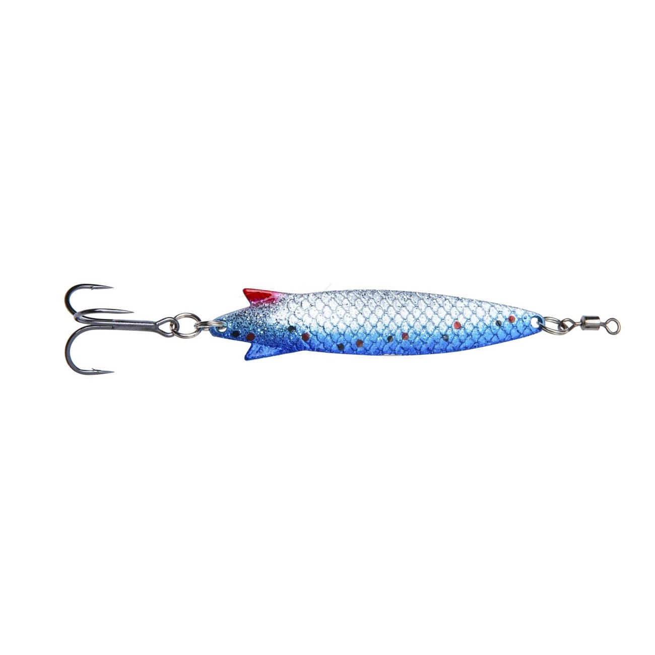 Колеблющаяся Блесна Abu Garcia Toby 40 40 гр 90 мм Blue Glitter LF — характеристики,  особенности конструкции