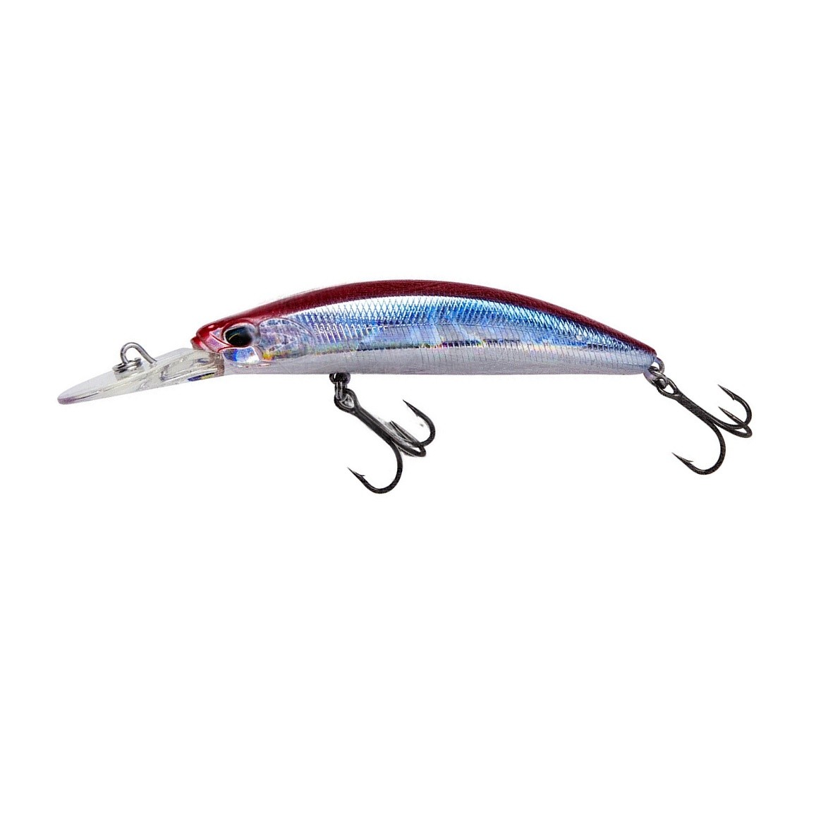 Воблер DUO Deep Feat 87 DRF #ADA4067 Shinkita Red Silver 12 гр   DUO-75252 — характеристики,  особенности конструкции