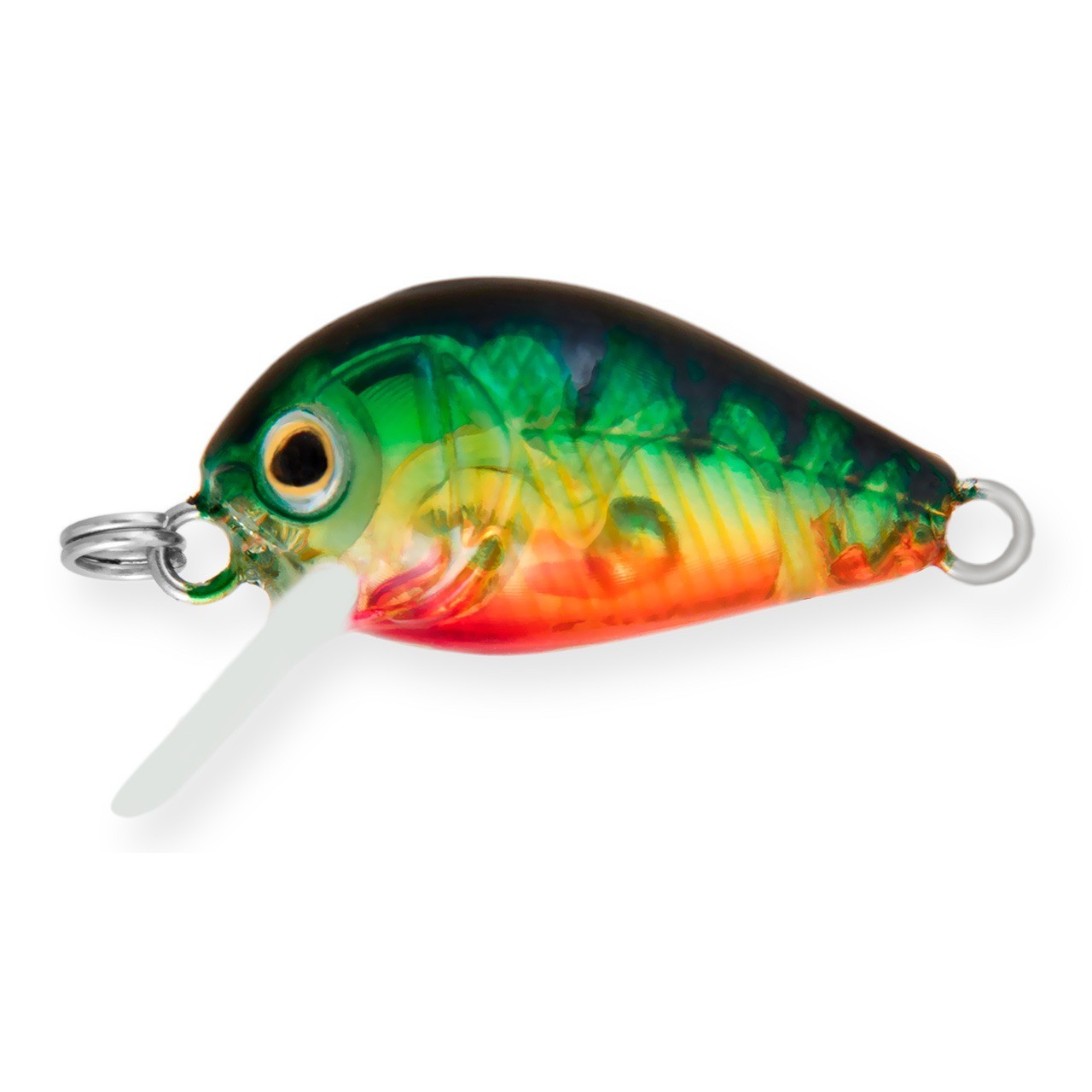Воблер Strike Pro Crazy Plankton 21 A102G Transparent Perch 1,3 гр   EG-182-SP#A102G — характеристики,  особенности конструкции