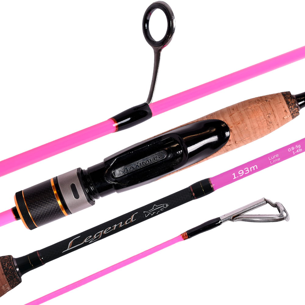 Спиннинг Maximus Legend Area Pink 642SUL 193 см 0,8 - 5 гр    MAESLP642SUL — крупный план
	                                    4