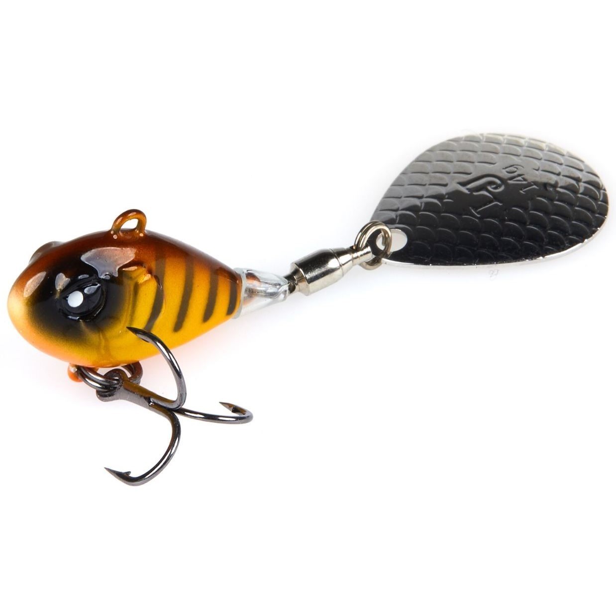 Тейл-спиннер Lucky John Basara Tail Spin 24 гр 69 мм 007   LJBTS24-007 — крупный план
	                                    1