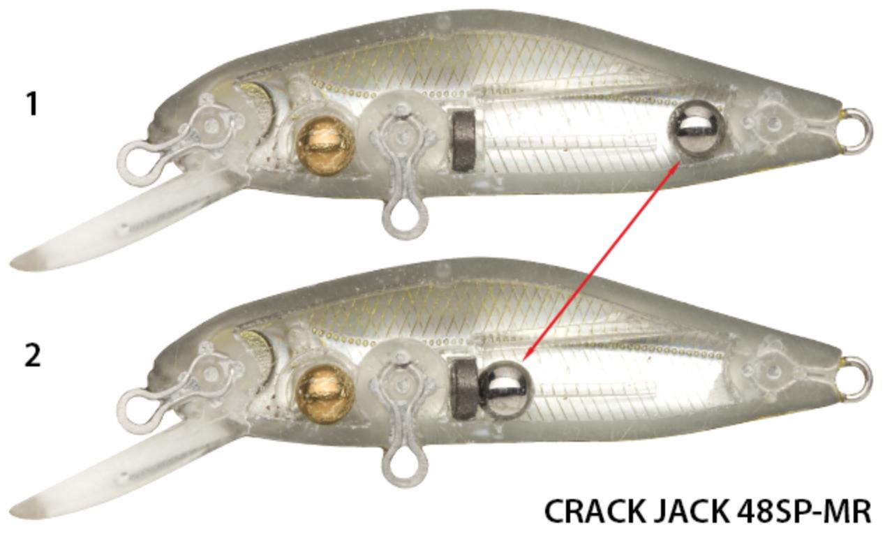 Воблер Pontoon 21 CrackJack 48SP-MR 070 Fire Tiger 3,7 гр   P21-CRJ-48SP-MR-070 — крупный план
	                                    1