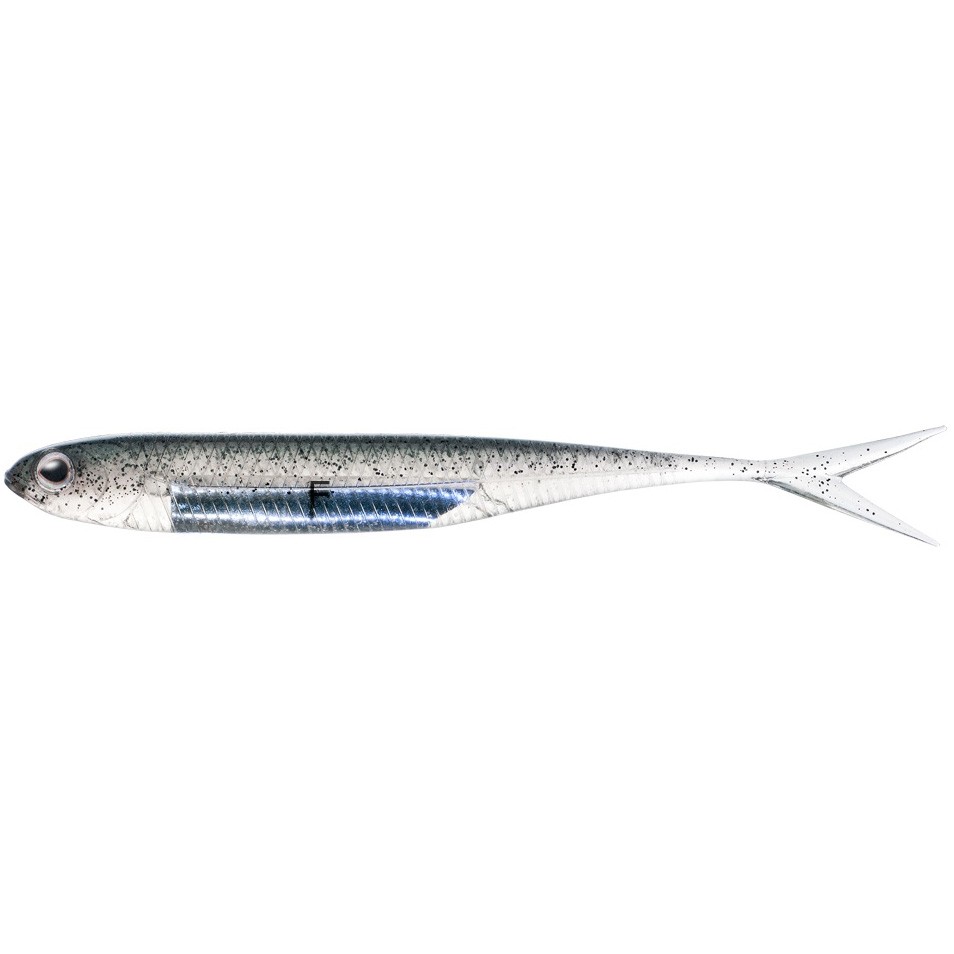 Силиконовая приманка Fish Arrow Flash J Split 5 Feco 127 мм 4 шт F03-F Neon Green/Silver   FASP5F03 — характеристики,  особенности конструкции