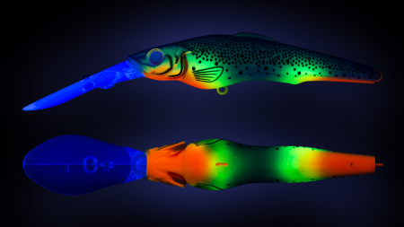 Воблер Strike Pro Challenger X Deep Diver 110L A141 Hot Blue Herring 23,5 гр   EG-076DXL-F#A141 — крупный план
	                                    1