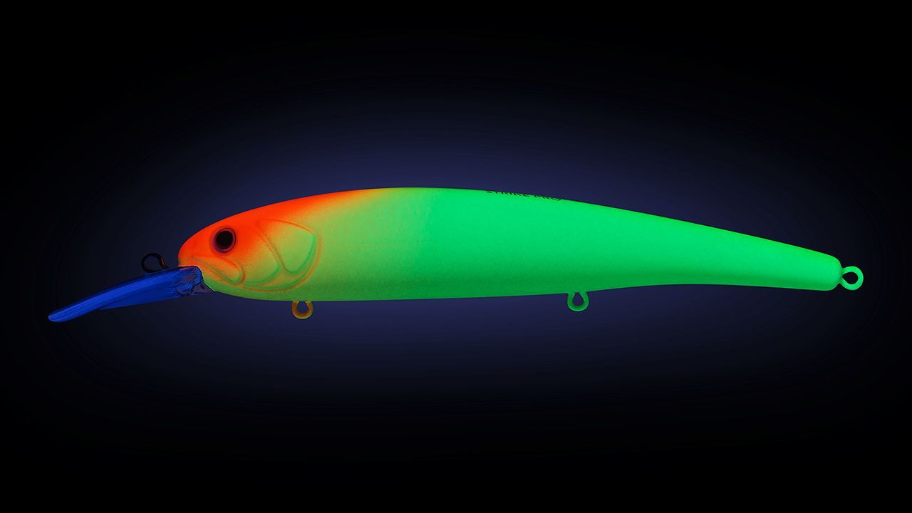 Воблер Strike Pro Hooligan Shallow 120SP A116L Fluo Clown 20,1 гр   EG-220SP#A116L — крупный план
	                                    1