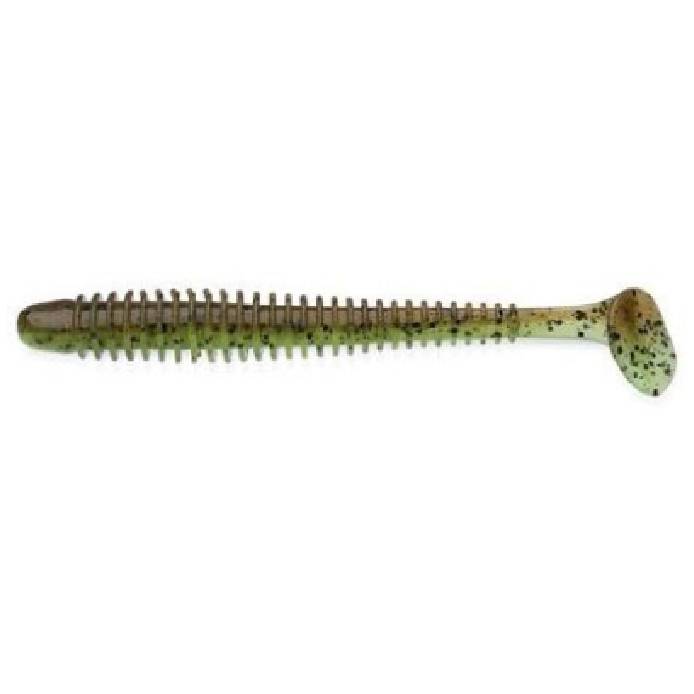 Силиконовая приманка Keitech Swing Impact 2 50 мм 12 шт #401 Green Pumpkin / Chartreuse — характеристики,
	                                    особенности конструкции