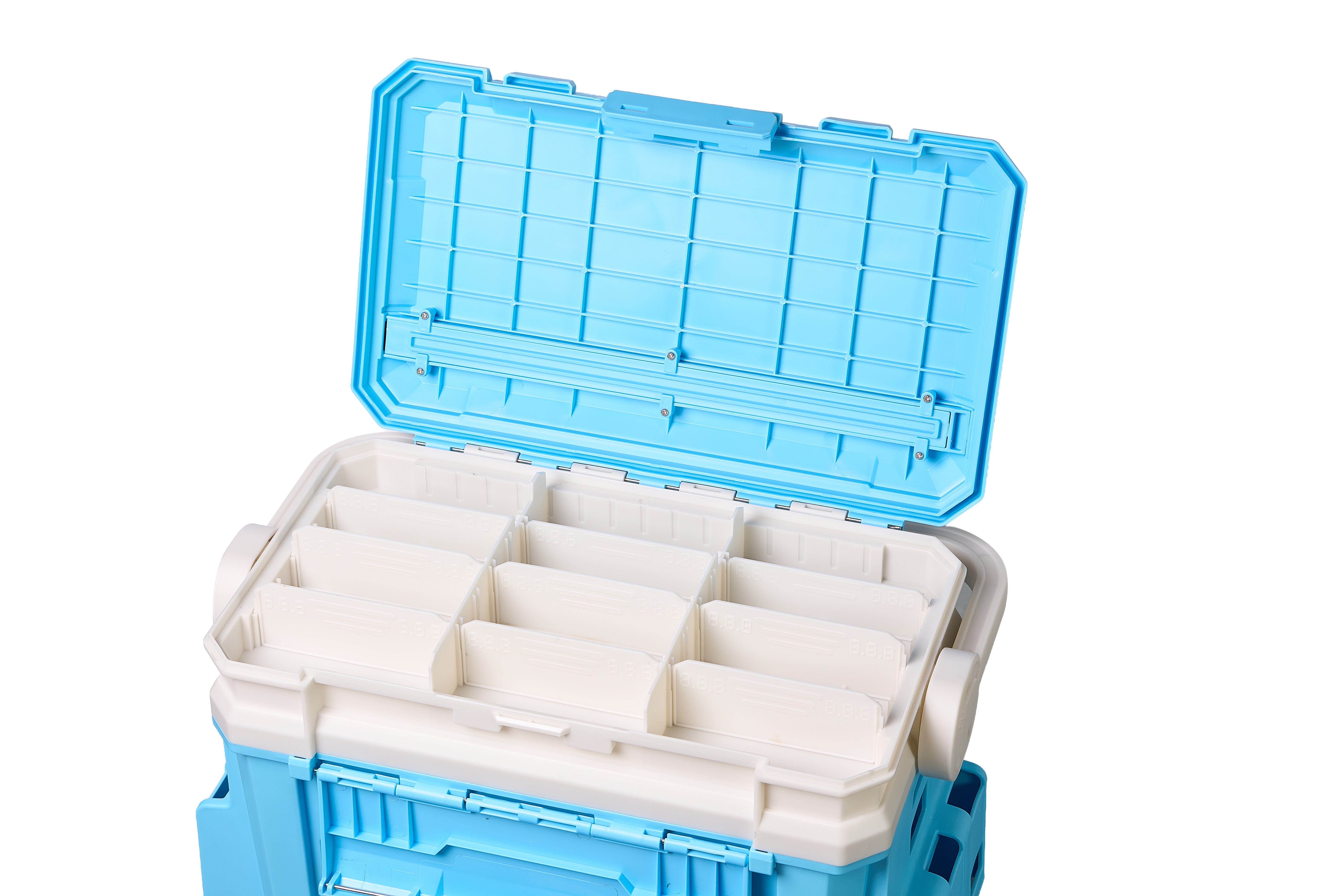 Ящик Narval Lure Toolbox  46х29х26,5 см Blue&White   NVALT1XBW1 — крупный план
	                                    4