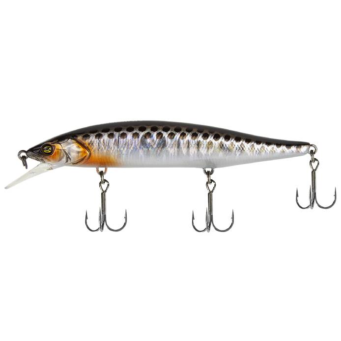 Воблер Jackall RV-Minnow 110SP Hl Silver & Black 16,3 гр — характеристики,
	                                    особенности конструкции