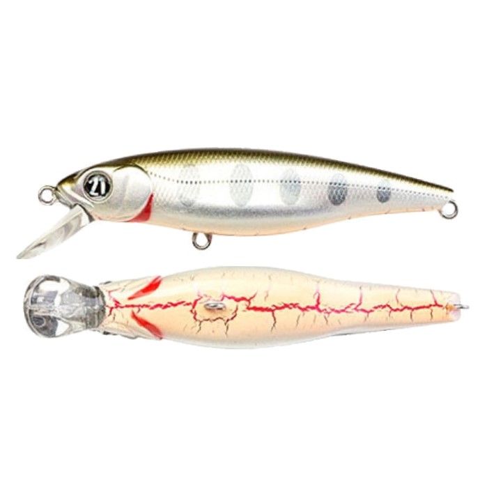 Воблер Pontoon 21 Greedy Guts 55SP-MDR 404 CB Yamame 4,2 гр   P21-GGT-55SP-MDR-404 — крупный план
	                                    1