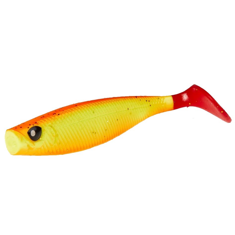 Силиконовая приманка Lucky John Red Tail Shad 5.0in 125 мм 3 шт PG03 3D Series  140427-PG03 — крупный план
	                                    1
