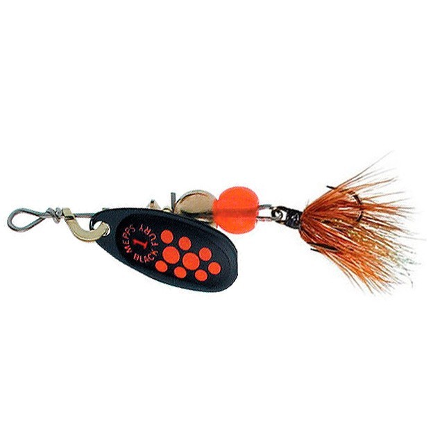 Вращающаяся Блесна Mepps Comet Black Fury Mouche №0 2 гр NR   cbf-0-n — характеристики,
	                                    особенности конструкции