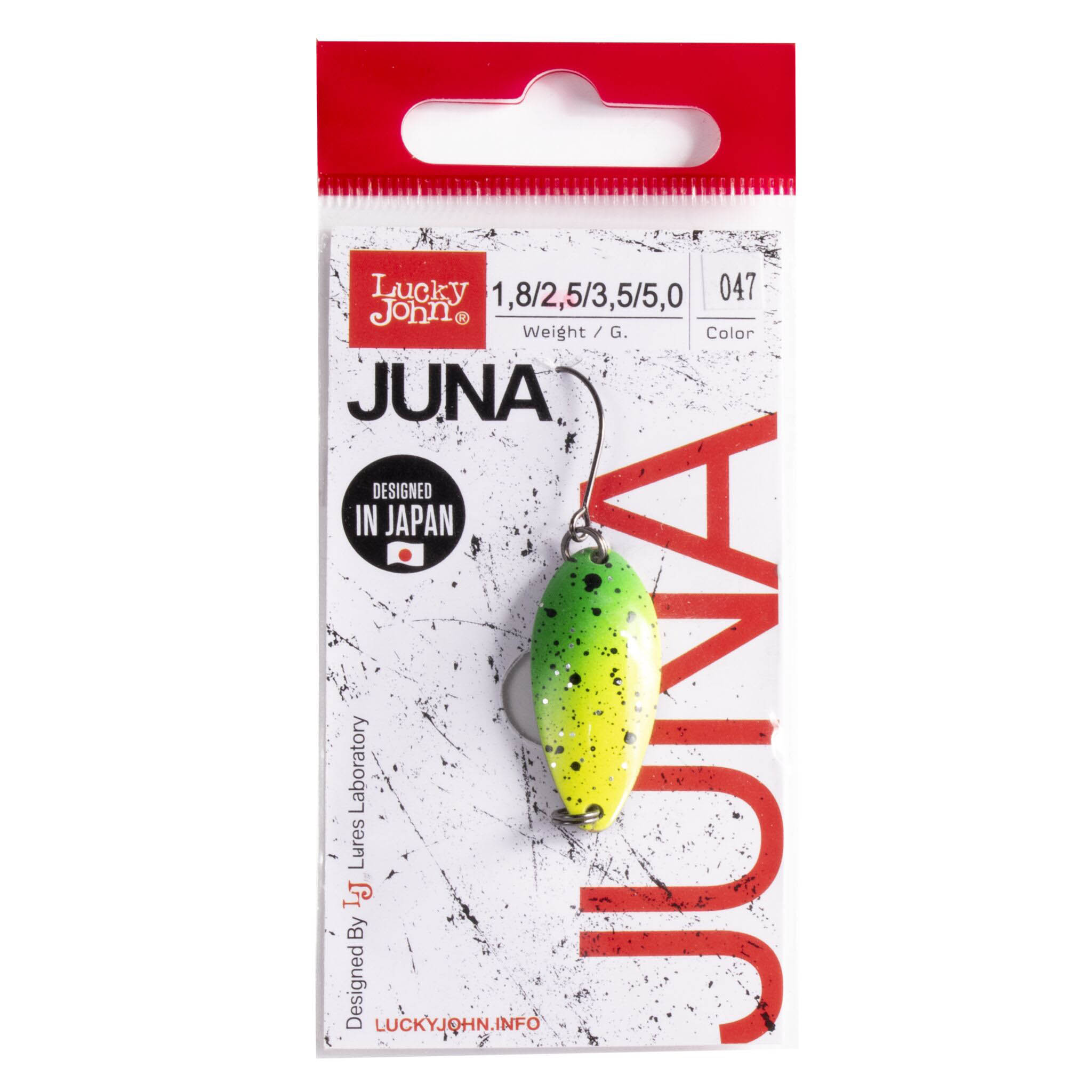 Колеблющаяся Блесна Lucky John Juna 2,5 гр 30 мм 047   LJJU25-047 — крупный план
	                                    3