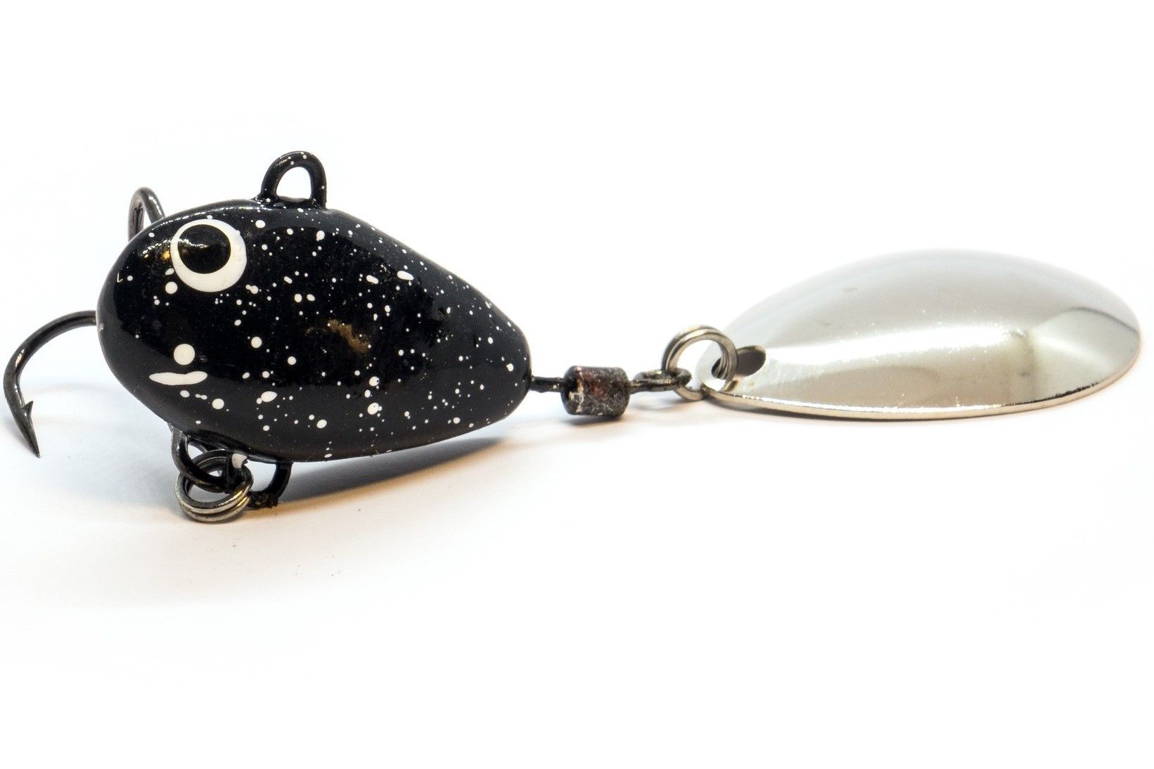 Тейл-спиннер UF Studio Hurricane 28 28 гр 70 мм Black   H28Bln — характеристики,  особенности конструкции