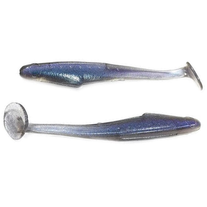 Силиконовая приманка Reins Rockvibe Shiner 4 101 мм 8 шт N01-Clear Sardine Neon   RVS4-N01 — характеристики,  особенности конструкции