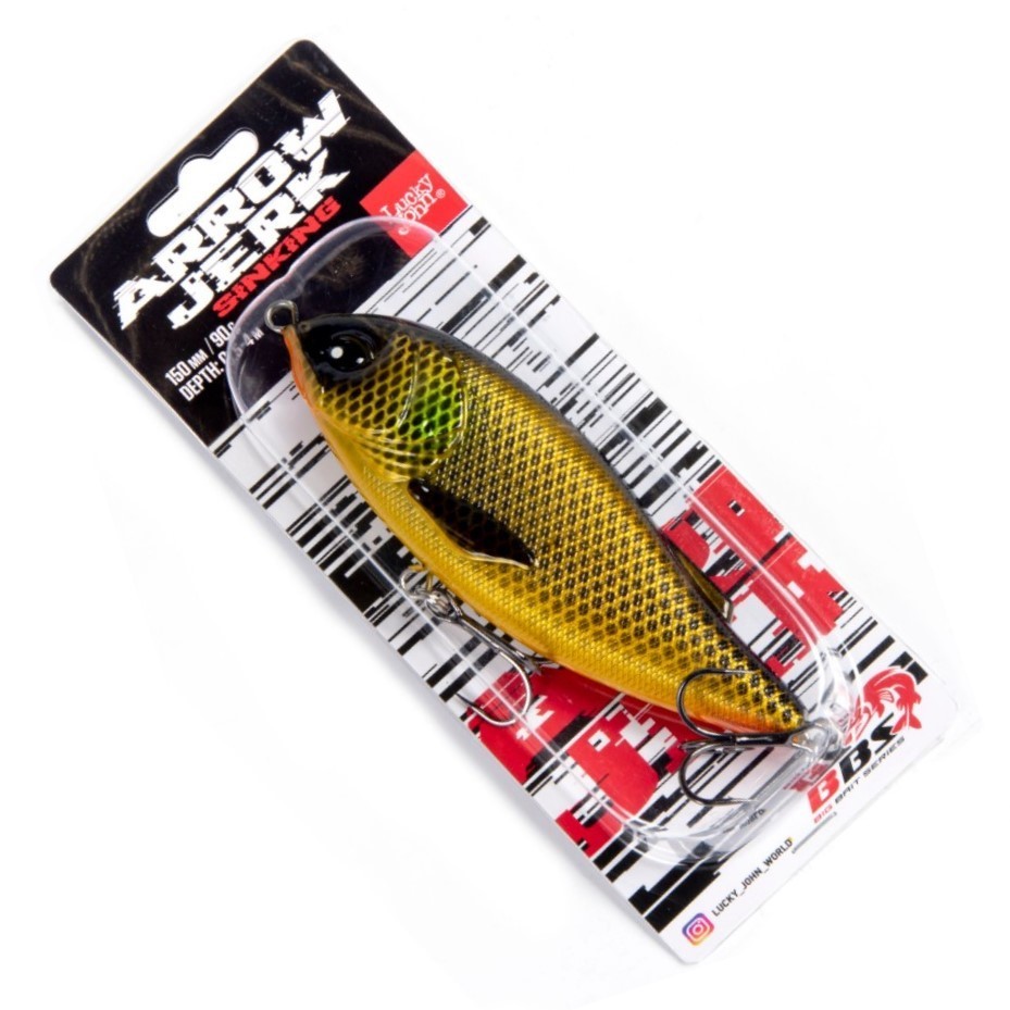 Воблер Lucky John Arrow Jerk 150S 028 90 гр BBS Original  LJO0515S-028 — крупный план
	                                    2