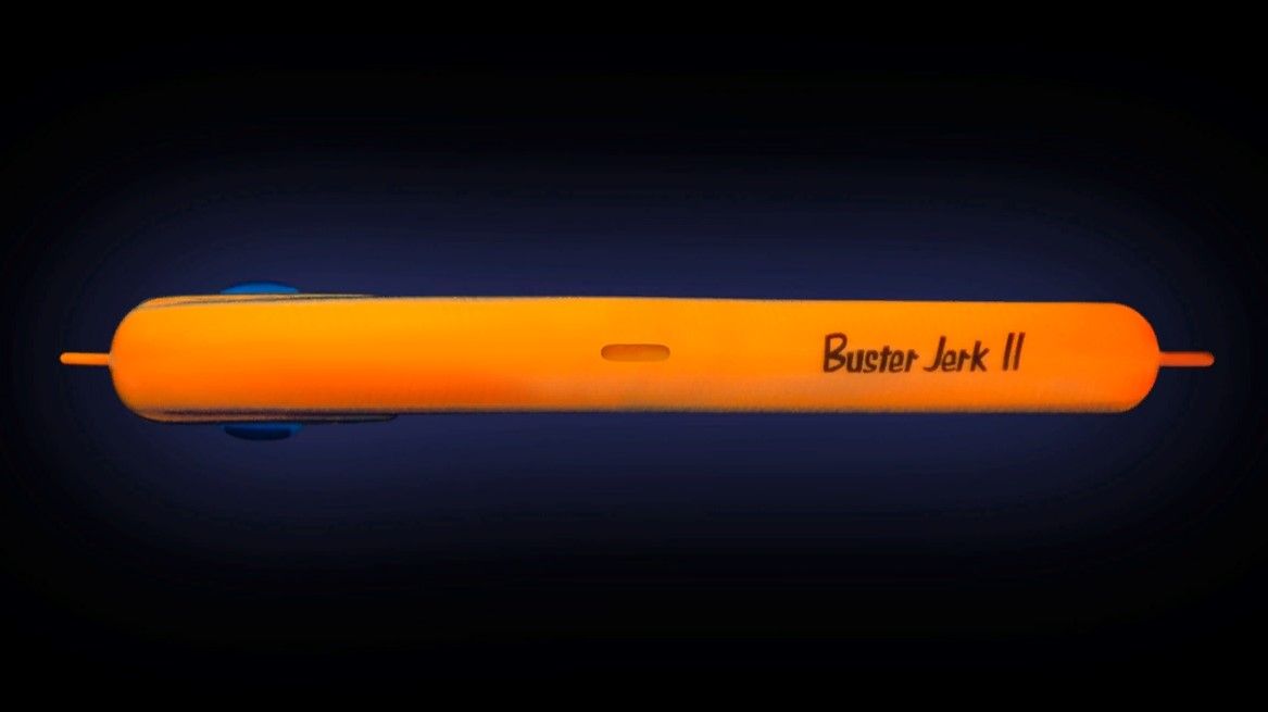 Воблер Strike Pro Buster Jerk II Shallow Runner A70-713 Black Silver OB 37 гр   EG-049#A70-713 — крупный план
	                                    1