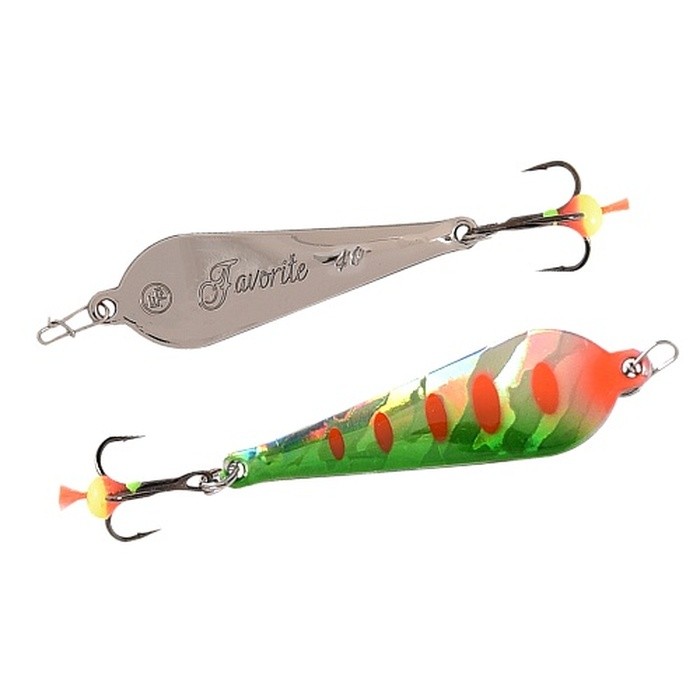 Зимняя Блесна Ecopro Favorite 4,5 гр 40 мм BIL   EPVJFT40BIL — характеристики,  особенности конструкции